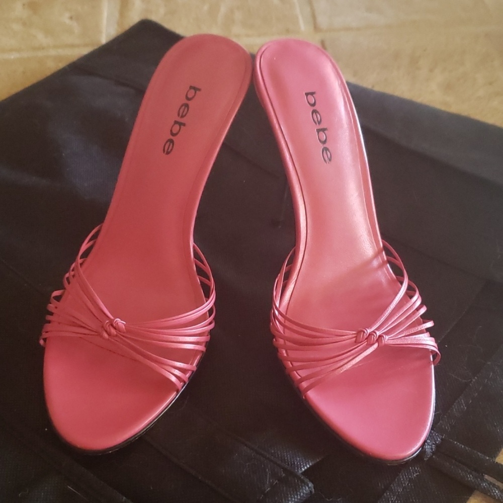 Bebe stiletto slip ons